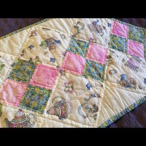 Shabby Chic Teapot Table Runner 48” x 17”